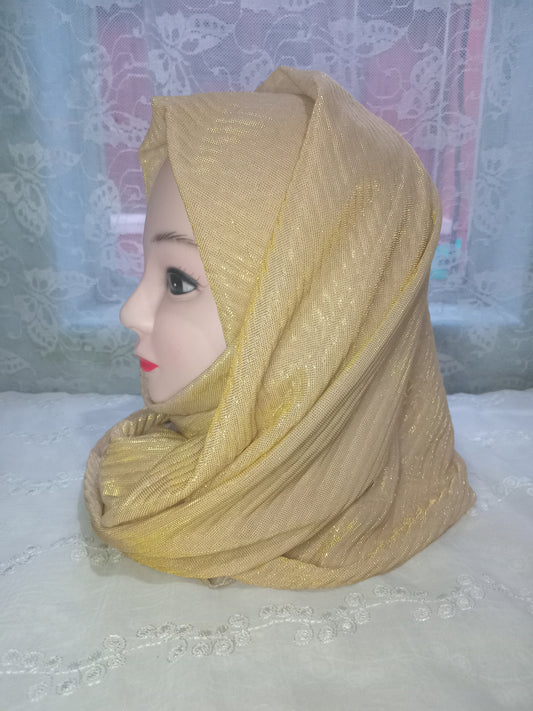 Bling gold scarf